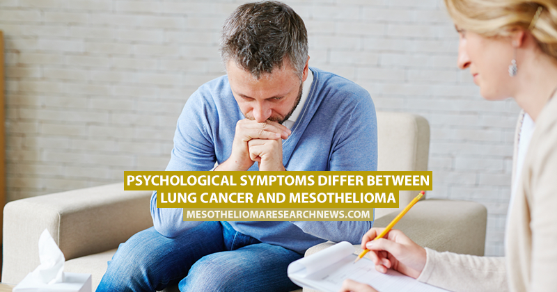 A Recent Report Has Found That Patients Who Have Mesothelioma May Need Different Psychological Care Than Patients Who Have Severe Lung Cancer A Recent Report Has Found That Patients Who Have Mesothelioma May Need Different Psychological Care Than Patients Who Have Severe Lung Cancer
